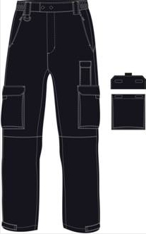 衛(wèi)生應(yīng)急服裝（長褲正面）